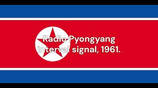 Radio Pyongyang interval signal, 1961.