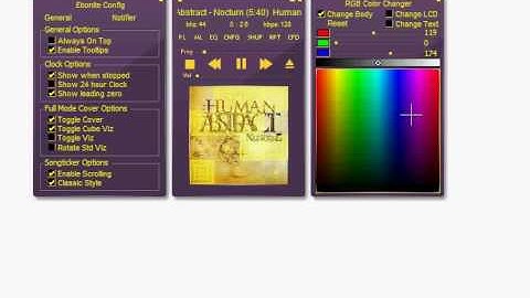 Ebonite 2.0 Winamp Skin