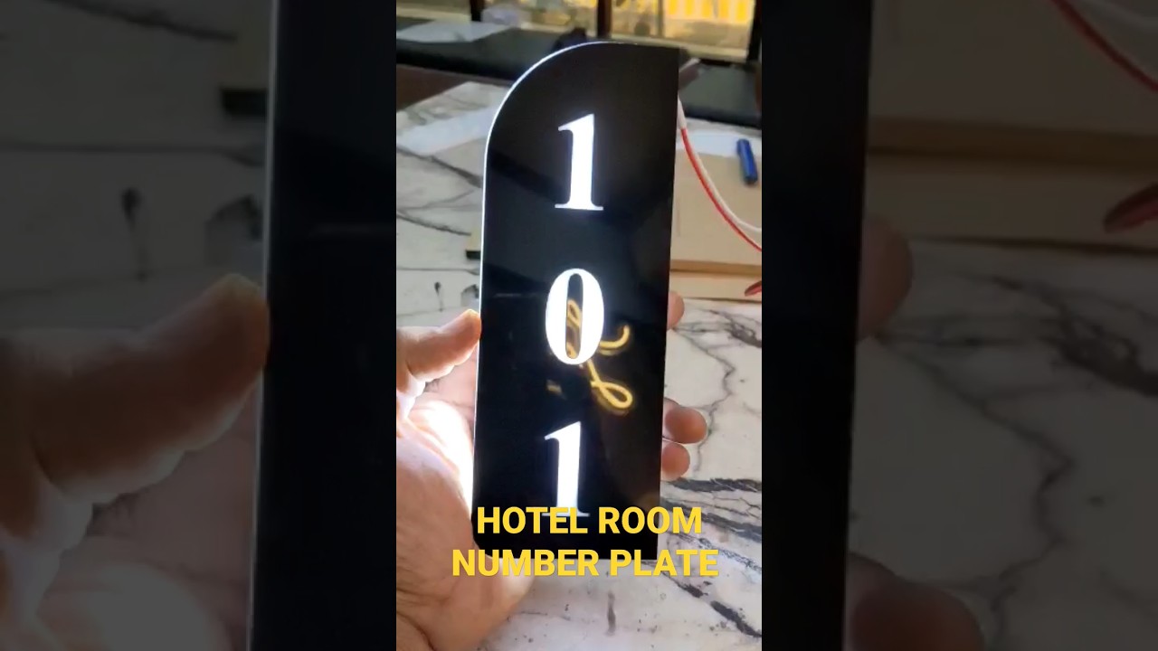 LED HOTEL ROOM NUMBER PLATE... 