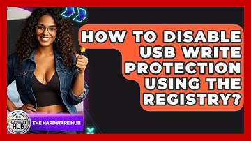 How To Disable USB Write Protection Using The Registry? - The Hardware Hub