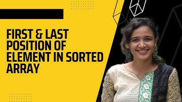 First and Last Position of Element in Sorted Array | Leetcode - 34 | BinarySearch | JAVA