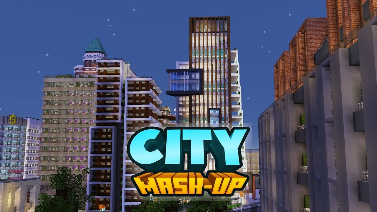 City Mash Up Minecraft Marketplace Map Youtube