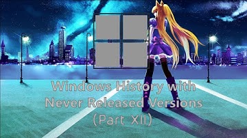 Windows History with Never Released Versions (Future Part 9, MULTIFIXED)