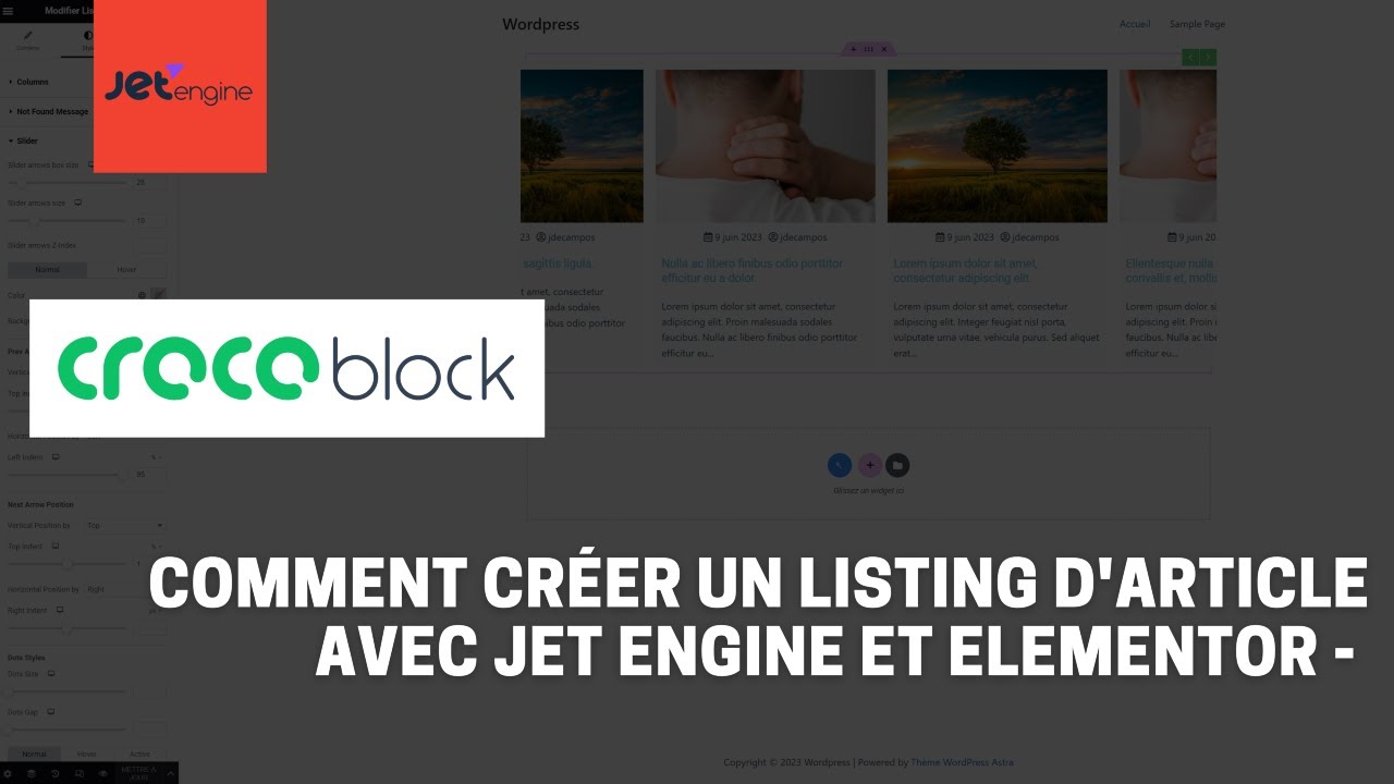 Comment créer un listing d'article avec jet engine et elementor ...