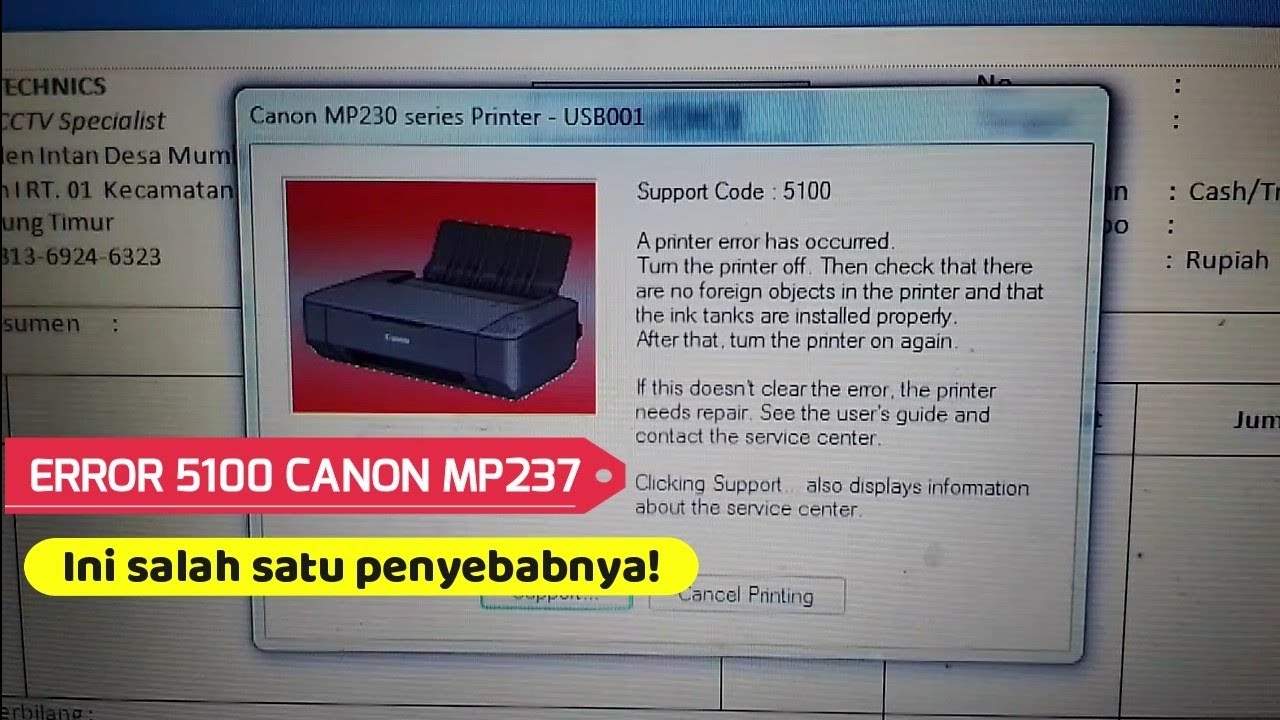 Ошибка мп. Принтер 5100. Canon Printer service Error 5100. Ошибка принтера 5100 Canon PIXMA. Ошибка 5100 на принтере Canon.
