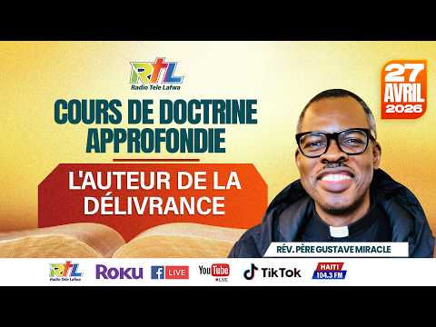 Cours De Doctrine Approfondie Lundi 27 Avril 2026