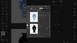 Adobe Illustrator 2026 Tips How to create a Gzhel pattern for ceramic vase