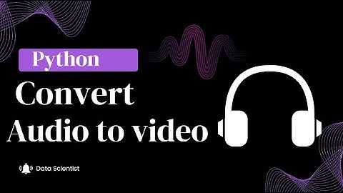 Learn to convert video to audio in Python | Just 7 line of Code | Data Scientist
