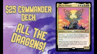 mtg budget dragon commander deck EDH Deck The Ur-Dragon 100 Magic Cards Custom Deck Dragons Powerful The UR Dragon EDH: $25