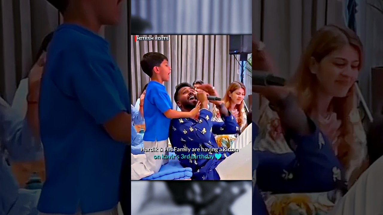 Hardik Pandya And His Family having A Kirtan ❤️||