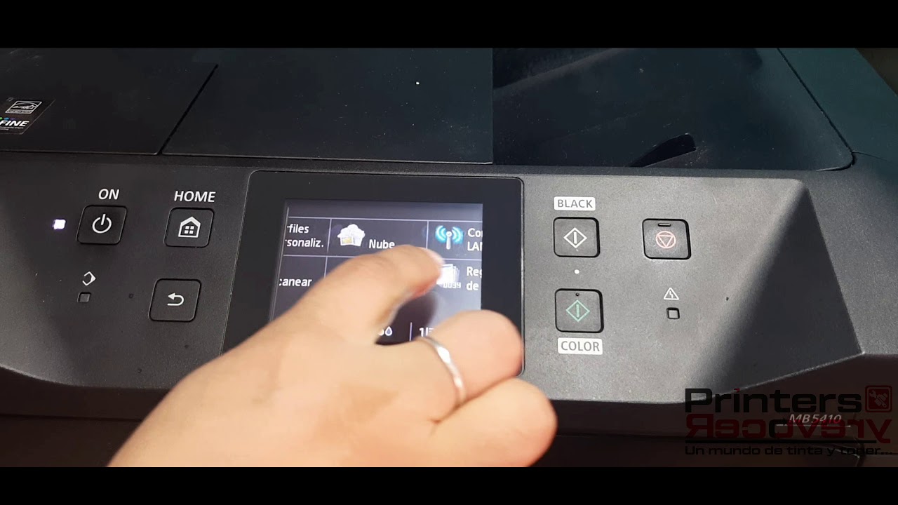 Maxify MB5410 modo mantenimiento - YouTube