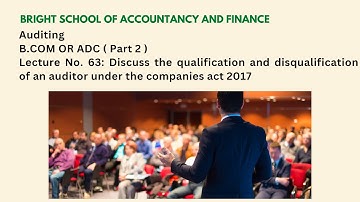 Auditing | B.COM OR ADC (Part 2) | Past papers Solved | Lecture: No 63