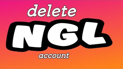 How to delete ngl link account