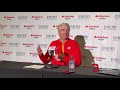 Hawks head coach Joe Prunty talks about his first win as the Hawks head coach