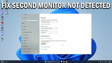 How To Fix Second Monitor Not Displaying in Windows 11/10 After Update - Easy Fix