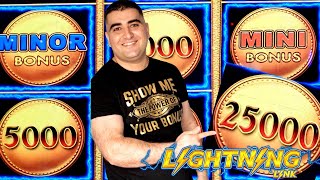Lightning Link Slot Machine 25 Max Bet Bonus U0026 Big Win  High Limit  Slot Play At Casino