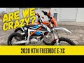 2020 KTM Freeride E-XC Electric Dirt Bike [Box Opening]