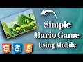 Simple Mario Game Using Js in Android/iPhone