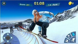 snowboard master 3d gameplay!snowboard master 3d for android!snowboard master 3d.#snowboard#manoj screenshot 4
