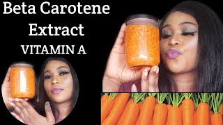 How To Make Beta Carotene Extract | Diy Carrot Extract  #CarrotExract