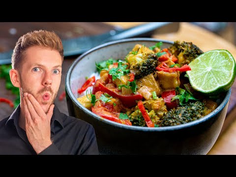 Rotes Thai Curry mit Kokosmilch | Thailändisch kochen lernen. 