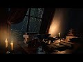 VICTORIAN AMBIENCE l Writer's Room with Classic Music l Writing sound with Cozy Rain for Relaxing