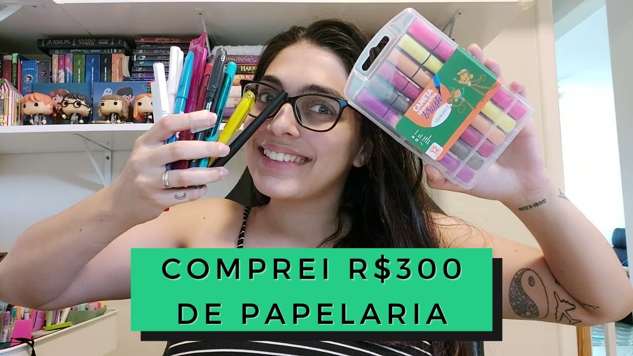 BLACK FRIDAY: GASTEI R$300 EM PAPELARIA | Bruna Fazio