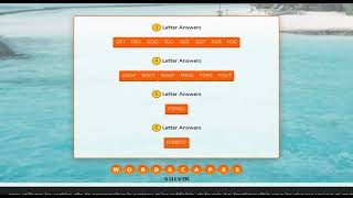 Wordscapes October 29 2021 Answers