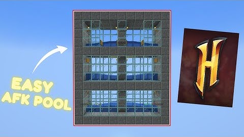 How To Build An UPDATED AFK Pool (Hypixel Skyblock/Housing)