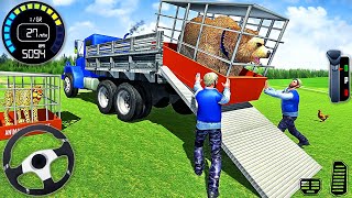 Offroad Farm Animal Truck Simulator - Real Zoo Transporter Truck Driving - Android GamePlay #2 screenshot 5