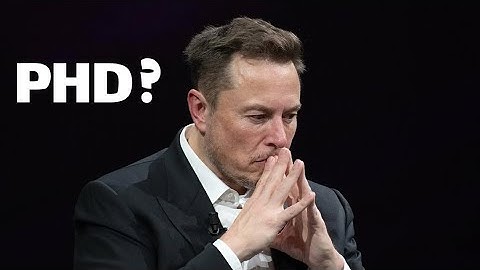 Why Elon Musk Ditched His PhD!?