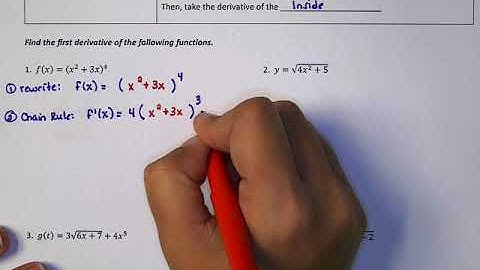 AP Calculus AB Chain Rule Video