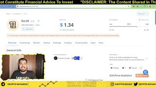 Buy Scroll SCR Token In Pre Market AFTER Binance Listing! Binance New Listing