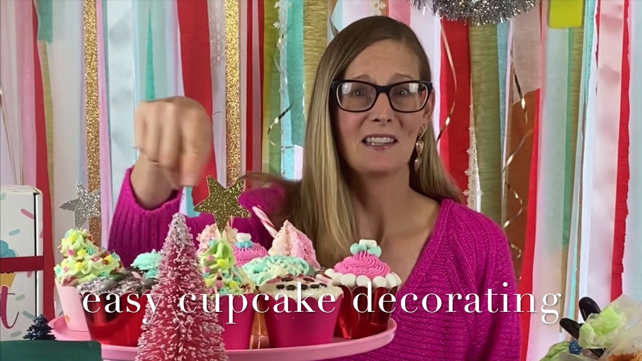 Easy Cupcake Decorating Ideas Tutorial Introduction - YouTube