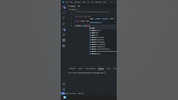 JavaScript Array Destructuring Explained 🚀 | Simplify Your Code! | #shorts #ytshorts