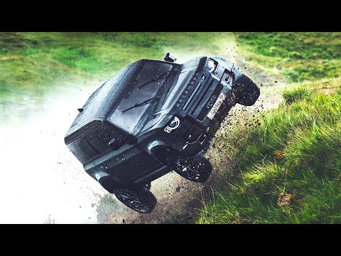 Land Rover Defender JUMPING and STUNTS Demonstration