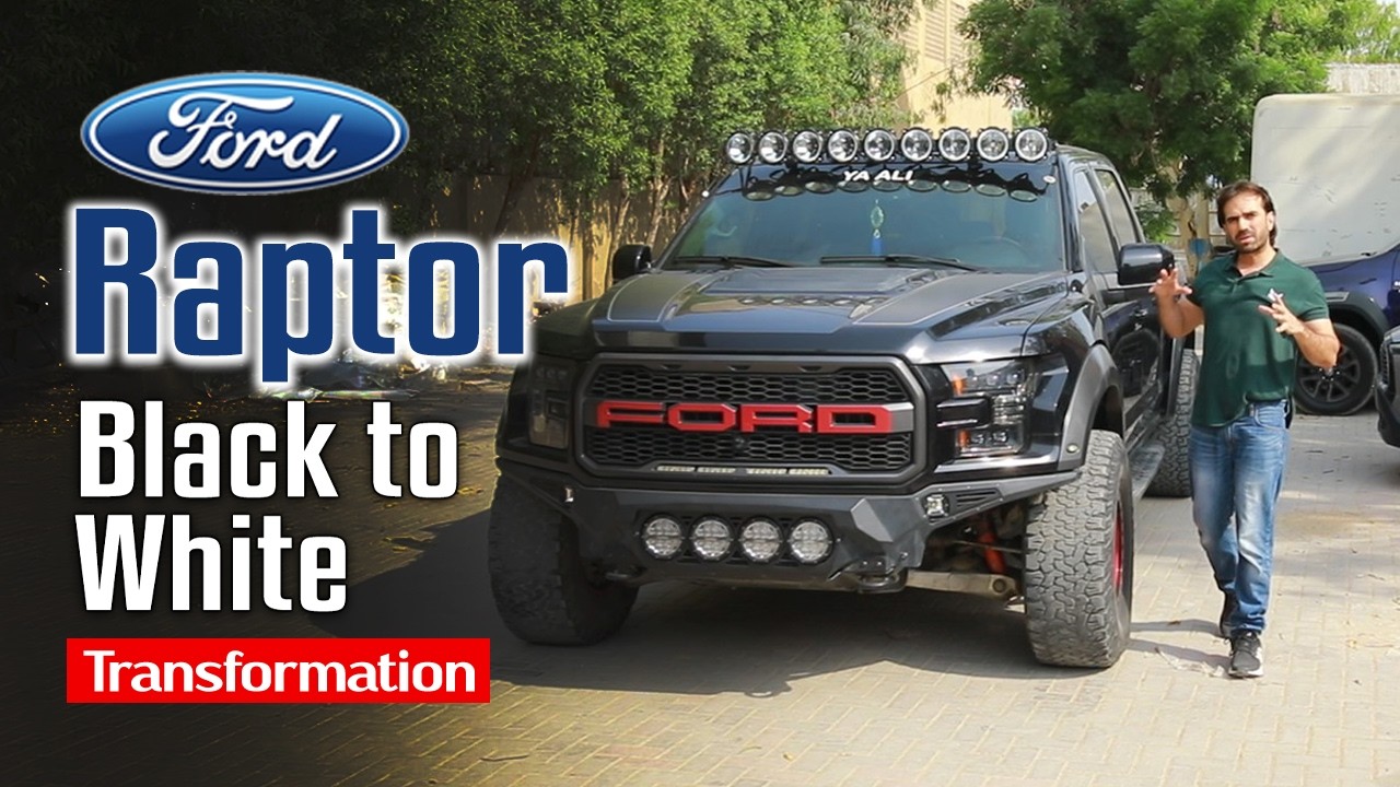 Ford Raptor | Black to White Transformation - YouTube