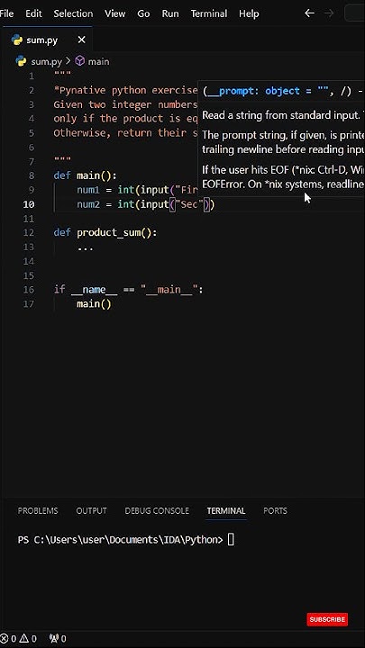 PYTHON Exercise For Beginners: Calculate the multiplication and sum of ...