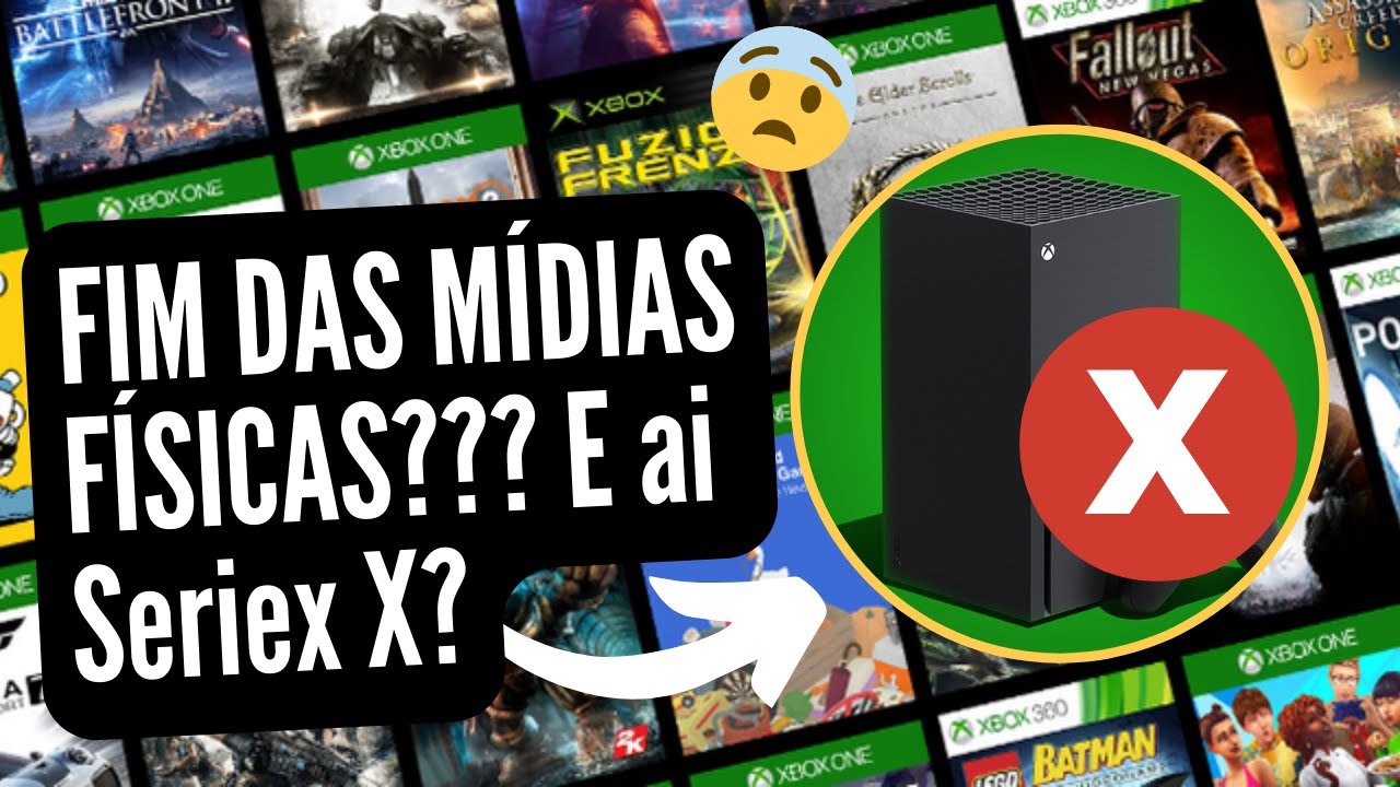 Somente jogos em mídia digital no Xbox