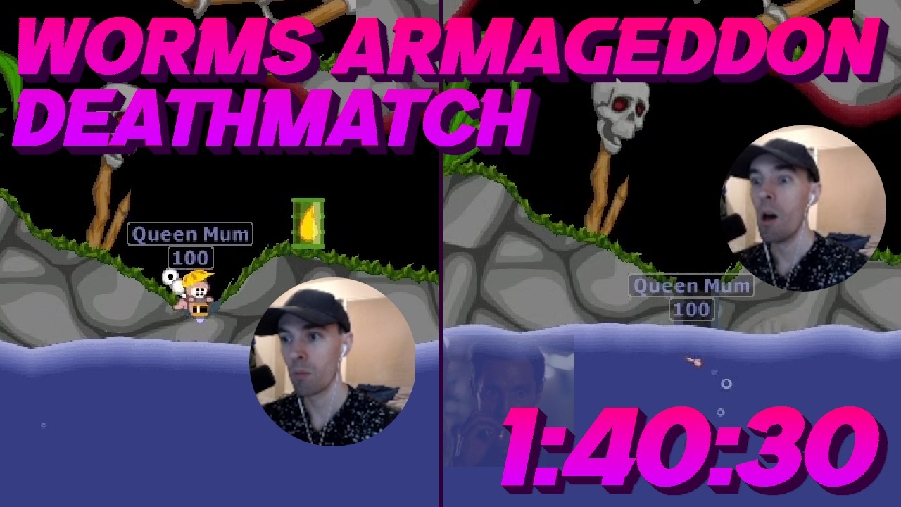 Worms Armageddon - Deathmatch Speedrun in 1:40:30 (WR)