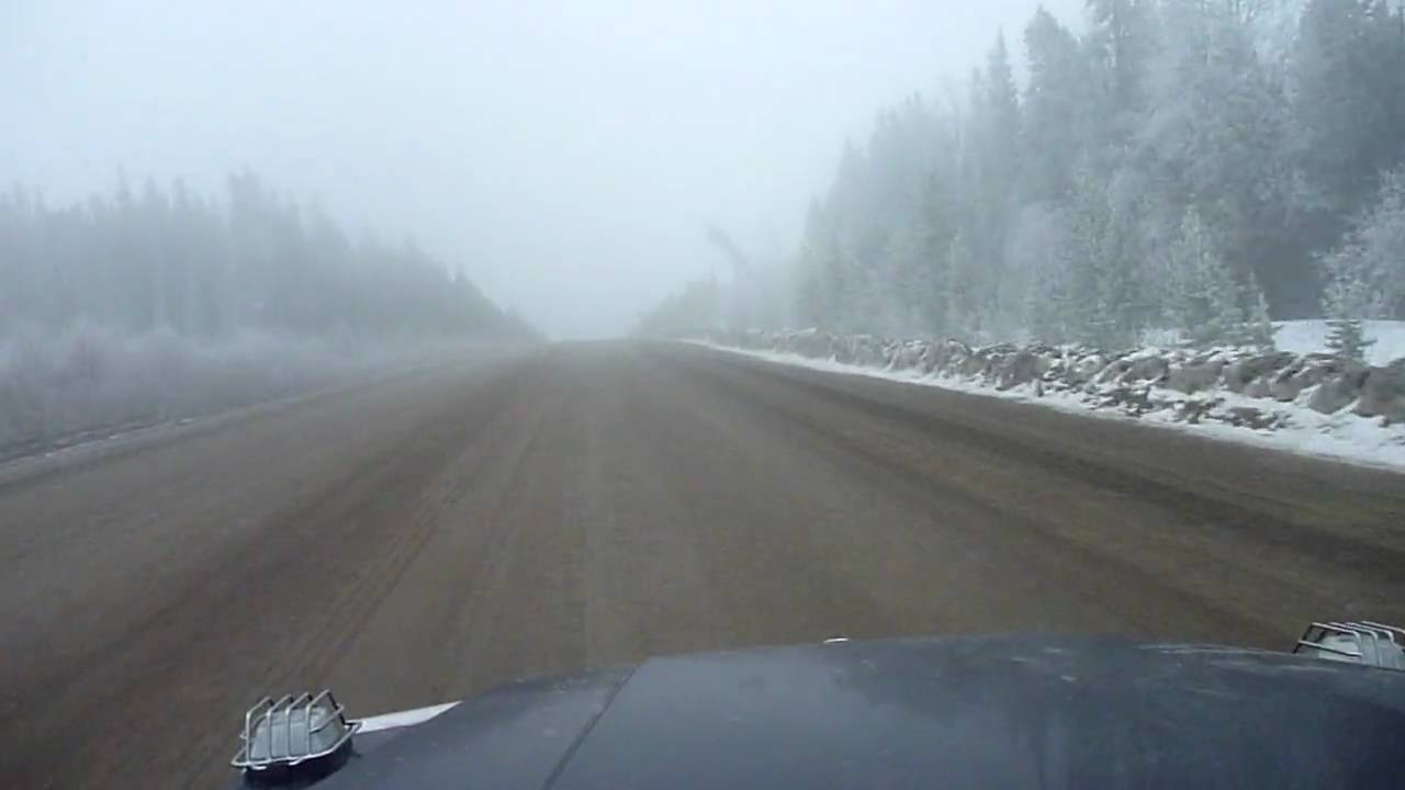 alberta log road 2 fog.MOV YouTube