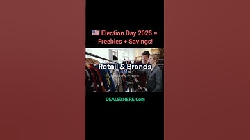 🇺🇸 Election Day 2025 = Freebies + Savings!
