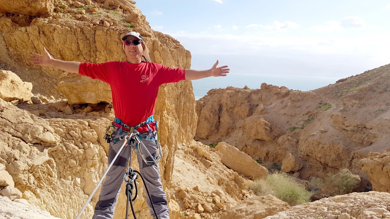 סנפלינג נחל טור 60 מטרים גולש אחרון