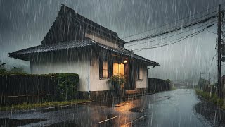 Rain Sounds For Sleeping  99% Instantly Fall Asleep With Rain And Thunder Sound At Night