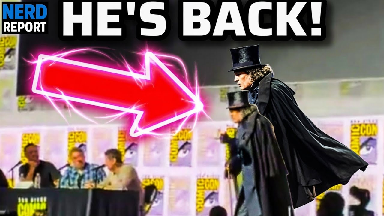 FOOTAGE: Johnny Depp STUNS Comic-Con as Ebenezer Scrooge — Amber Heard Fans MELTDOWN Online!