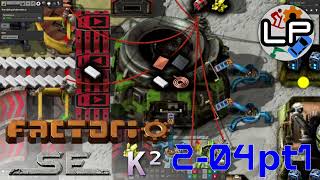 S2-E4 pt1 - Who built this?? - Laurence Plays Factorio: Space Exploration 0.6 + Krastorio²