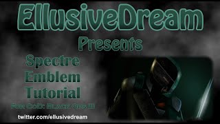 Spectre Specialist CoD Emblem Tutorial by EllusiveDream