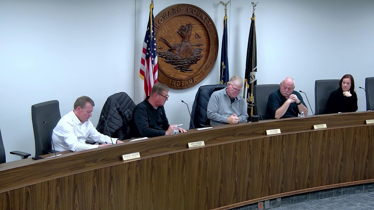 Howard County Government, IN - Commissioner Meeting - 12/15/2025