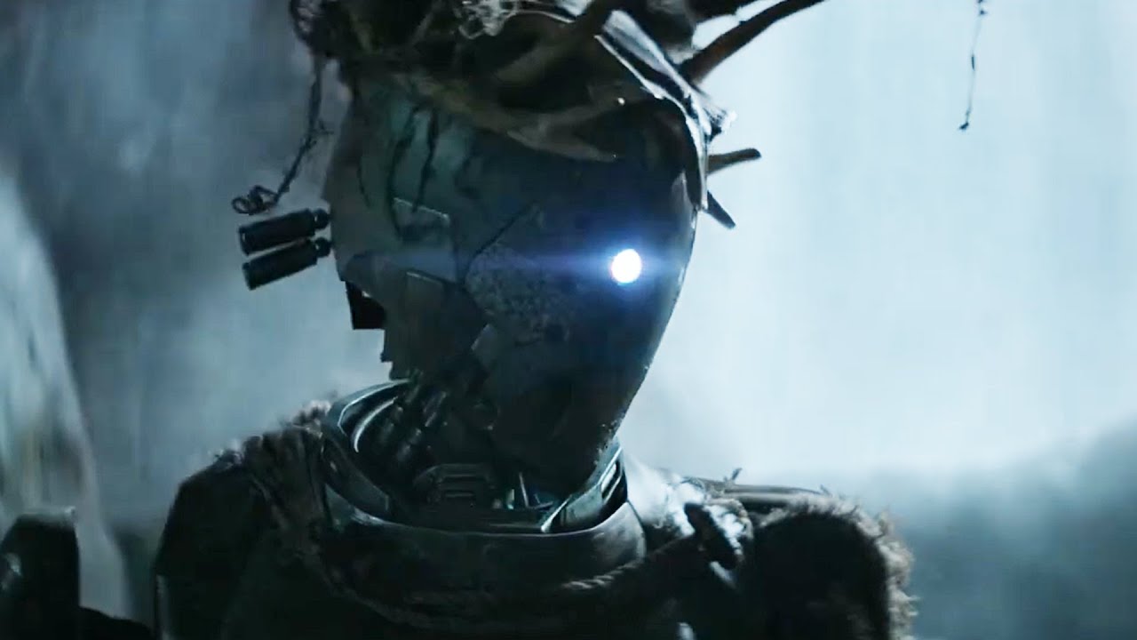 Robot Jimmy and Kora Talk In the Waterfall cave scene | Rebel Moon 2