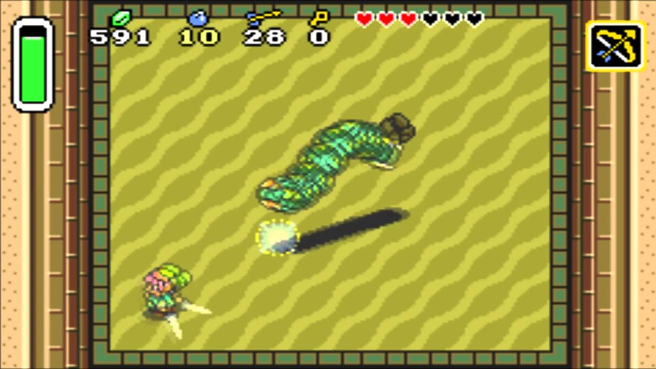 The Legend of Zelda A Link To The Past (GBA) Boss #2 Lanmolas
